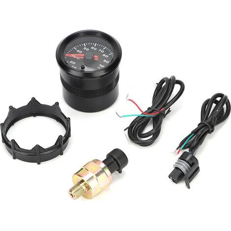 Jauge de Pression D'huile, Produits de Système électrique Automobile, Affichage Numérique de Pointeur de Compteur de Pression D'huile de 2 Pouces 52 Mm avec Moteur Pas à Pas (1/4)