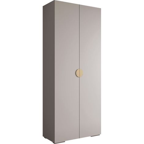 Armario Hartford 566, Cachemira, 237x100x47cm, Puertas de armario: Con bisagras, Número de estantes: 0 (1/5)