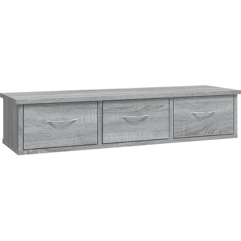 Maison Exclusive - Armario de pared madera de ingeniería gris Son (1/5)