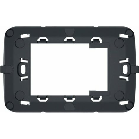 AERTECNICA - SUPPORTO ADATTATORE PER PLACCA VIMAR EIKON GRIGIO SCURO NA695