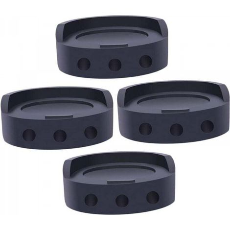 Lot de 4 Coussinets de Base pour Machine à Laver Amortissants - Coussinets Antidérapants pour Rehausseurs de Meubles (1/3)