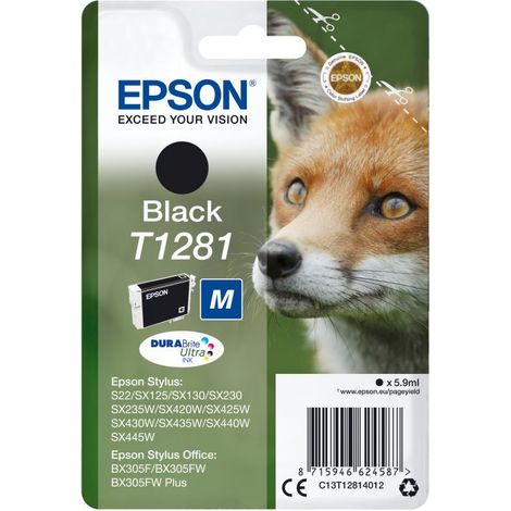 Cartuccia ad Inchiostro Fox Originale Epson T1281 Nero (1/5)