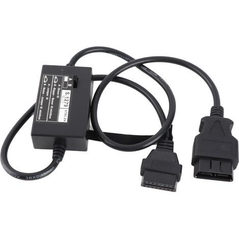 OBD2 male-female diagnostic cable S.1279 for Peugeot/Citroën, PP2000/Lexia3 module, PVC/ABS