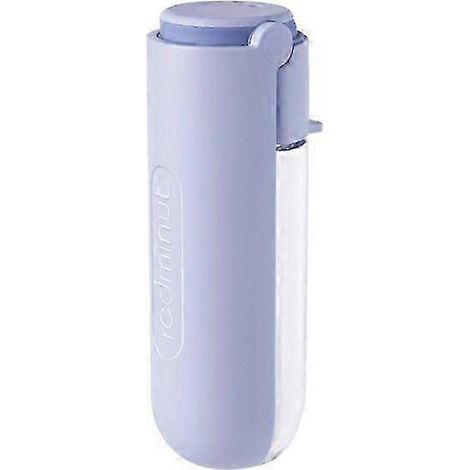 Gourde pour chien, 420 ml, étanche, pliable et portable, idéale pour les voyages et la randonnée, violette. (1/5)