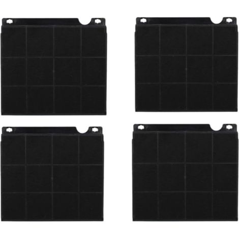 Lotto di quattro filtri in carbone Tipo 15 originale 230x210x30 mm 9029800456