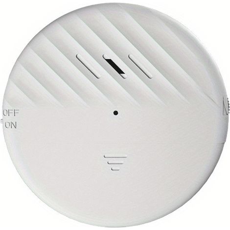1 capteur de vibrations pour portes et fenêtres avec alarme, capteur antivol de bris de vitre de 125 dB, installation facile pour la sécurité de votre domicile, blanc (1/5)