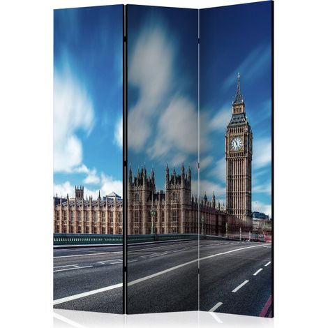 Paravent 3 Volets "Sunny London" 135x172cm (1/2)