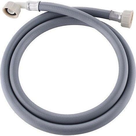 Tuyau gris de 2 m (3/4") pour l'arrivée d'eau du lave-linge et du lave-vaisselle. (1/5)