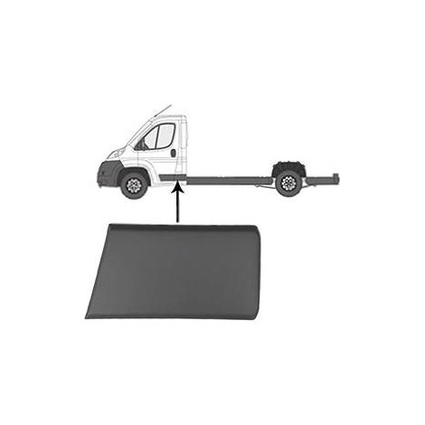 Moulure gauche grise Pickup Peugeot Boxer depuis 2006