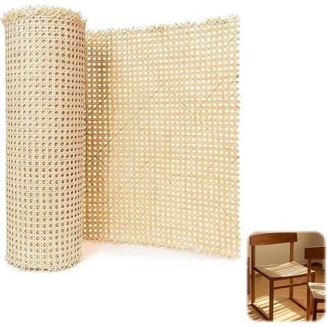 Rouleau de Sangle Cannage en Rotin 0.4  1M, Cannage Rotin Meuble, Idéal pour Vannerie, Bricolage et Meubles, Matériau en Rotin Naturel, Résistant et Polyvalent