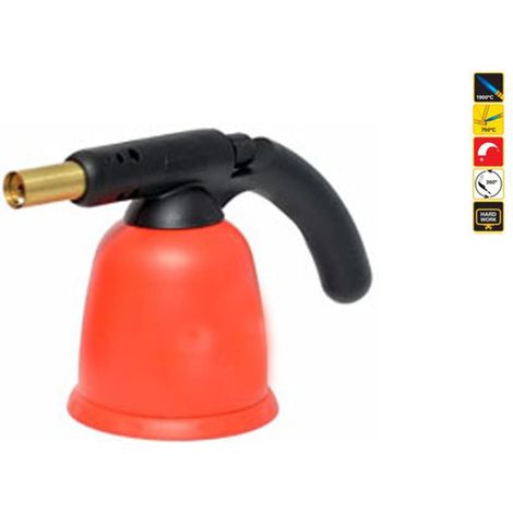 Saldatore gas butano ricaricabile cartuccia bruciatore cannello fiamma ossidrica (1/3)