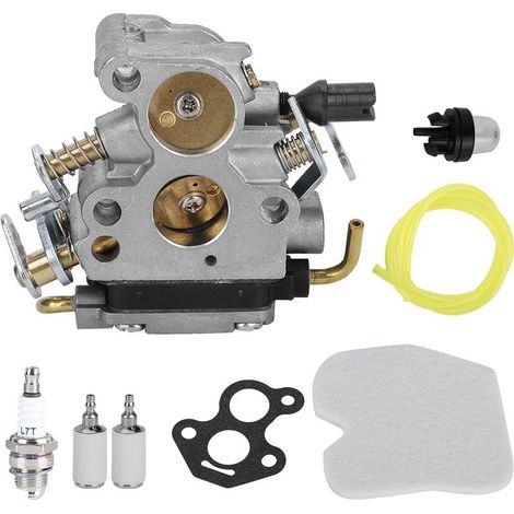 GARRYFIZH Kit de remplacement de carburateur compatible avec les tronçonneuses Husqvarna 235e, 235, 236, 240 et 240E (références : 574719402 et 545072601) (1/5)