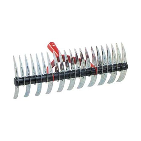RASTRELLO AERATORE DOPPIO STARS  ACCIAIO DENTI 11/21 CM 36 O.MM 26