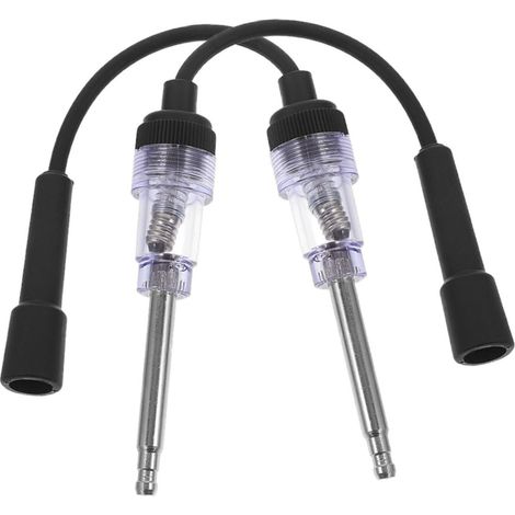 2 pièces Testeur de Bougie Allumage Outil de Test de Prise pour Véhicules Détecteur de Allumage Accessoire de Diagnostic Automobile Durable (1/5)