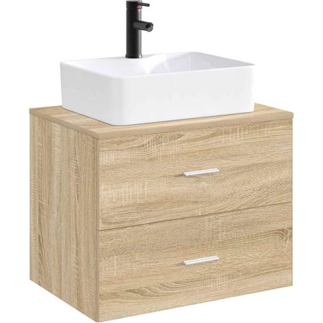 vidaXL Bathroom Wash Basin Matte Black 48.5 x 37.5 x 13 cm Metal (1/4)