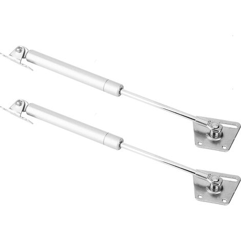 2PCS 100N Vérin à gaz pour porte de meuble à rabat, tige de support de levage pneumatique (tête en fer)