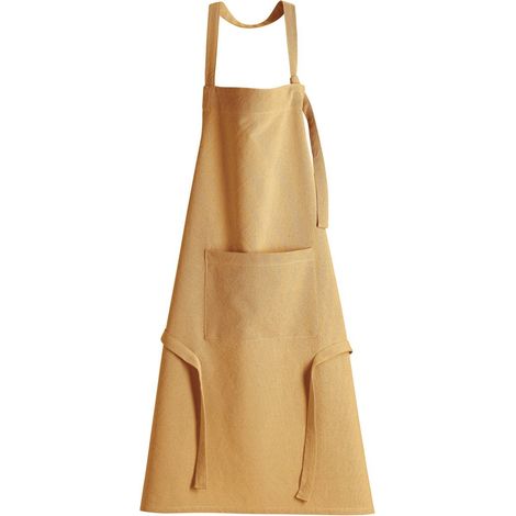 Tablier de Cuisine en Coton Recyclé Cannelle avec Poche Centrale Réglable 72 x 85 cm - PANGIVO