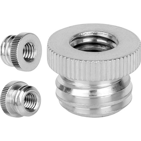 Adapterhülse Reduzierstück Stativ 3/8" Innengewinde auf 5/8" Außengewinde Aluminium 13 mm (1/5)