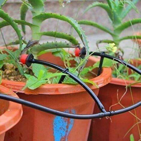 100 pezzi Raccordo a T per tubo flessibile 4/7 mm - Connettore per irrigazione in PVC con raccordo a T (1/3)