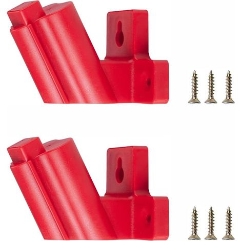 Set of 2 wall mounts for drills compatible with Milwaukee M12 12V (1/5)