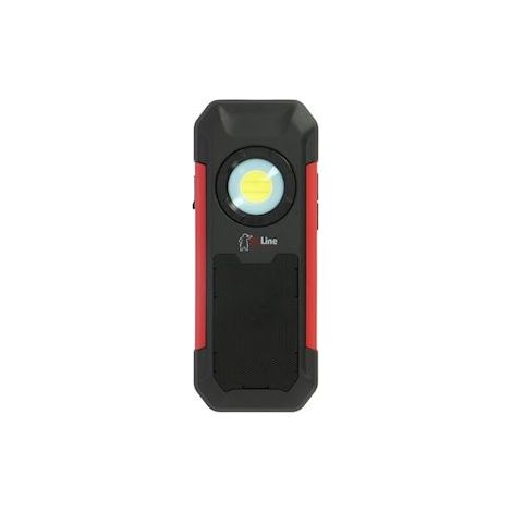 Baladeuse de chantier à led rechargeable – Flux lumineux 300 lumens – Alimentation batterie lithium – Enceinte connectée sans fil – 625032 – Bizline