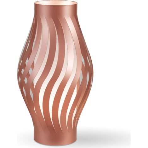 Lampada Da Scrivania-Ufficio Moderna Helios Polilux ® Rame 1 Luce E14 (1/2)