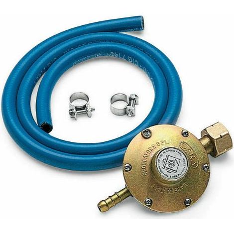Kit tubo con regolatore di pressione per stufe a gas