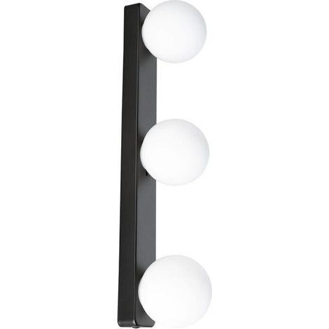 Plafonnier Gove IP44 G9 230V Max. 3x20w Matt noir dimmable, satin (1/5)