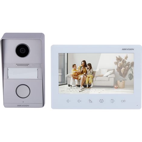 Platine de rue vidéo 2 fils encastrable Hikvision Kis101 Ds-kis101-p/f (1/3)