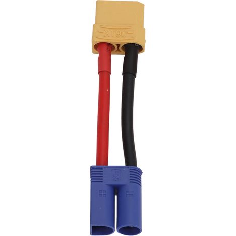 Câble adaptateur XT90 femelle vers EC5 mâle, fil 12AWG, connecteur pour voiture RC, avion modèle, 3,9 pouces (1/5)