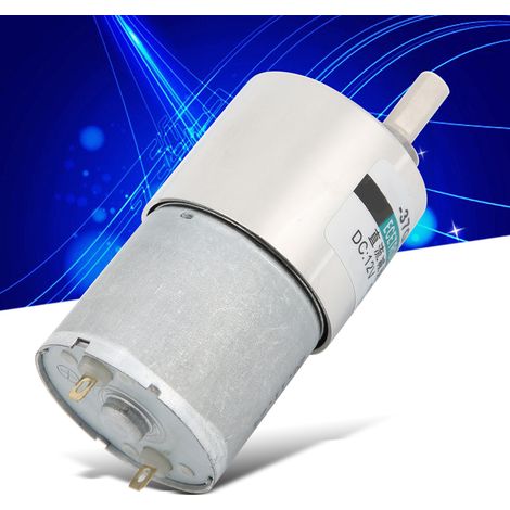 Moteur à engrenages CC XD-37GB3530+, moteur miniature CC 12 V à faible vitesse, moteur à aimant permanent à couple élevé, 10 tr/min (1/5)