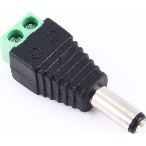 Shipenophy connecteur d'alimentation CC Shipenophy Connecteur mâle de prise d'alimentation CC Adaptateur de prise mâle (1/5)