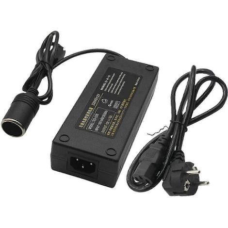 160-W-12-V-auf-220-V-Spannungswandler mit europäischem Stecker. Geeignet für den Einsatz in Fahrzeugen (Lkw). (1/5)