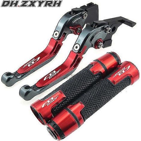 1 paire de poignées de frein et d'embrayage CNC réglables pour moto Honda CBR650F CB650F CBR 650 F CB 650F 2014-2018--5 (1/5)