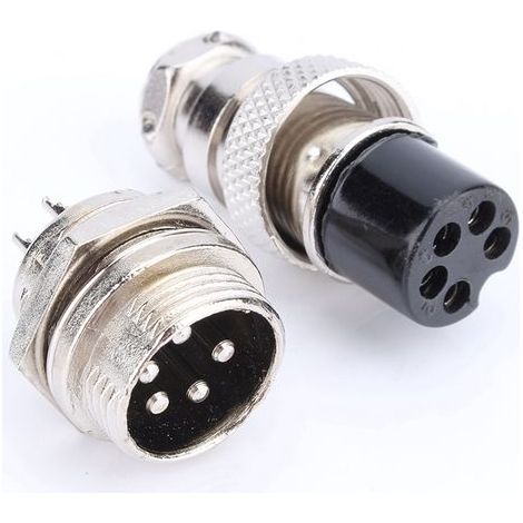Satz GX16 2-poliger Schraubstecker für elektrische Luftfahrtanwendungen, neu (1/5)