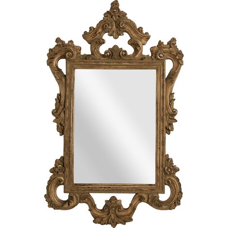 Premier Housewares Baroque Style Antique Finish Wall Mirror (1/2)