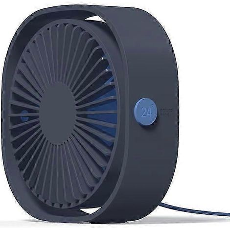 Petit ventilateur de bureau USB personnel, 3 vitesses, portable, alimenté par USB, ventilation puissante. (1/4)