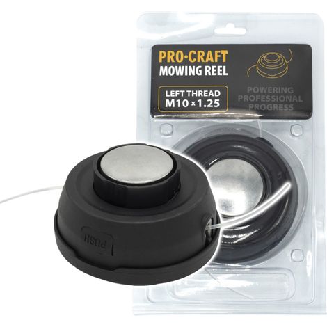 Cabezal de hilo Procraft MR-8 con rodamiento de bolas, 2,4 mm x 2,5 m, M10 x 1,25 (1/5)
