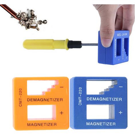 Outil magnétique 2 en 1 pour magnétisation et démagnétisation rapides (lot de 2) pour tournevis (1/5)