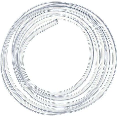 10 Meter langer, transparenter Druckschlauch, 10 x 12 mm flexibles PVC-Rohr (1/4)