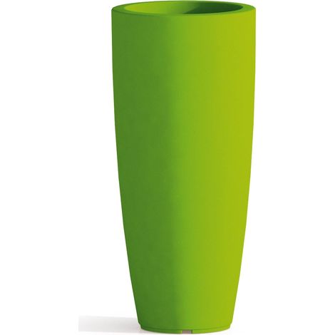 Vaso tondo in resina h 90 mod. Agave verde