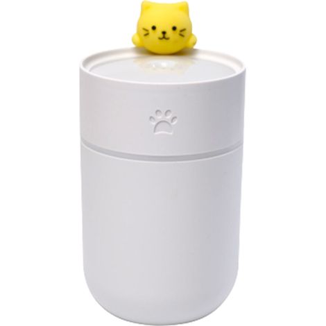 Mini humidificateur à brume fraîche pour chambre, adorable mini chaton avec humidificateur USB - Petit humidificateur silencieux pour plantes et bureau (1/5)