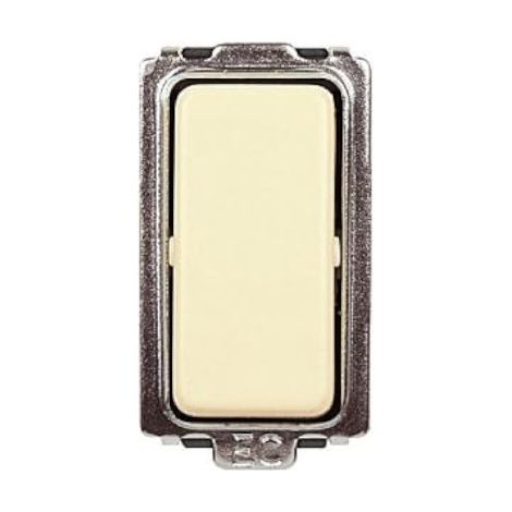 Modulo deviatore unipolare, serie Tondò, bianco, compatibile con serie BTicino Magic - Elettrocanali ECL2503