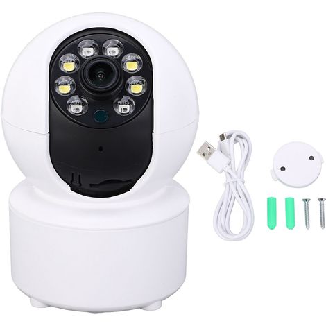 Caméra de Surveillance WiFi Intérieure HD 1080P avec Audio Bidirectionnel pour Bébé, Animal et Sécurité Domestique (1/5)