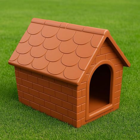 Maison pour chien en PEHD ultra-résistante, adaptée à toutes les saisons - Taille XL (99x105x90H cm) (1/3)