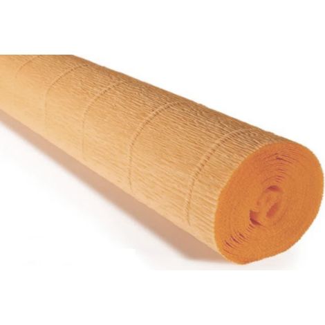 Papel crepé naranja 50x250cm 1 unidad.