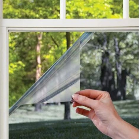 Film Solaire Anti-Chaleur sans Colle 90x200 cm – Film Vitre Electrostatique Réfléchissant Chaleur pour Bureau et Balcon, Protection UV et Intimité en Été-lsw (1/5)