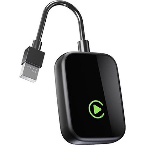 2-in-1 Wireless CarPlay Adapter: Intelligente WiFi/Bluetooth-Box mit Klinkenanschluss und integriertem Mediaplayer. (1/5)