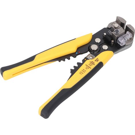 Dénudeur de fil d'isolation auto-ajustable 3 en 1, outil de coupe, de sertissage, dénudeur automatique AWG 10-24 (1/5)