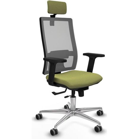 piqueras-y-crespo Horna chaise bureau noir confortable réglable (1/3)
